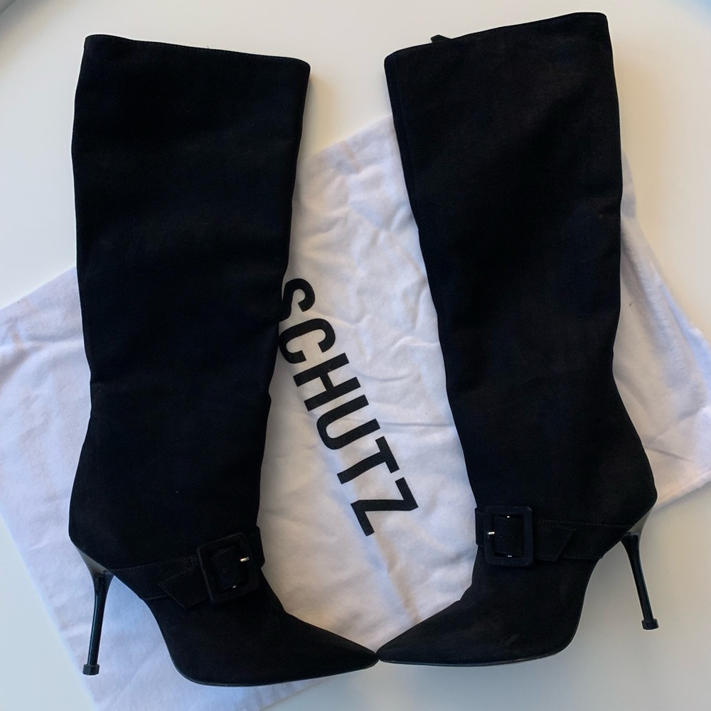 Schutz Suede Boots, size 7.5